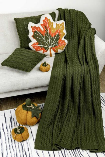 Плед Happy Fall  Kosa Оливковий ПРОВАНС, 130х170см 029449