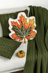 Декоративний виріб Подушка-лист ПРОВАНС, 40см 030784