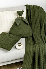 Плед Happy Fall  Kosa Оливковий ПРОВАНС, 130х170см 029449