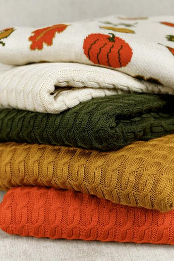 Плед Happy Fall  Kosa Оливковий ПРОВАНС, 130х170см 029449