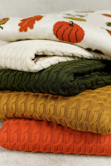 Плед Happy Fall  Kosa Оливковий ПРОВАНС, 130х170см 029449