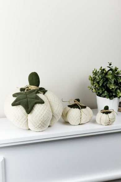 Декоративний виріб Гарбуз молочний ПРОВАНС, D25см 030115