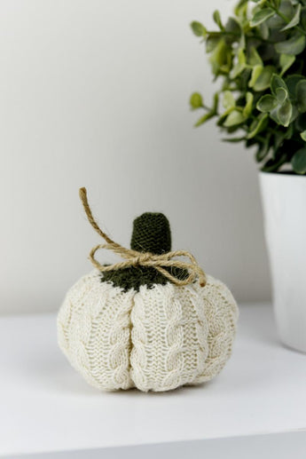 Декоративний виріб Гарбуз молочний ПРОВАНС, D25см 030115