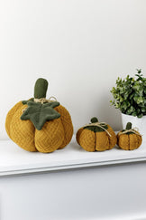 Декоративний виріб Гарбуз охра ПРОВАНС, D15см 030117