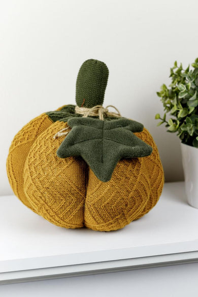 Декоративний виріб Гарбуз охра ПРОВАНС, D15см 030117