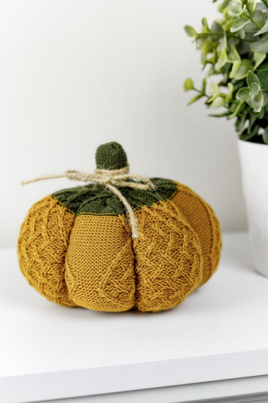 Декоративний виріб Гарбуз охра ПРОВАНС, D9см 030120