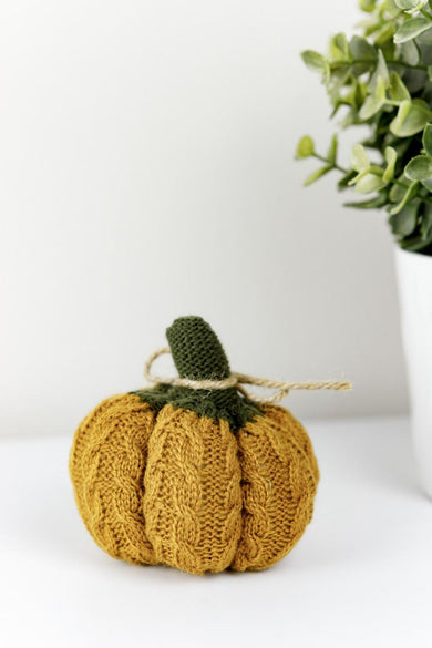 Декоративний виріб Гарбуз охра ПРОВАНС, D25см 030114