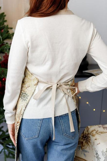 Новорічний гобеленовий фартух Золоте свято ПРОВАНС, універсальний 037833