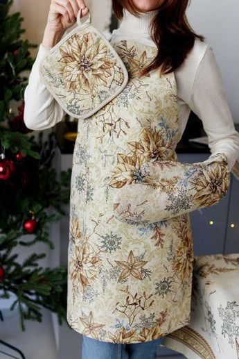 Новорічний гобеленовий фартух Золоте свято ПРОВАНС, універсальний 037833