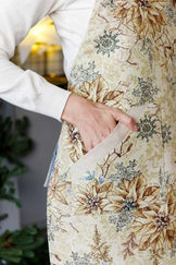 Новорічний гобеленовий фартух Золоте свято ПРОВАНС, універсальний 037833