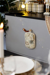 Гобеленова новорічна прихватка Золоте свято ПРОВАНС, 15х20см 037825