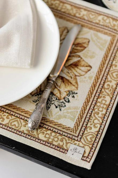Новорічна гобеленова серветка Золоте свято ПРОВАНС, 30х50см 036311
