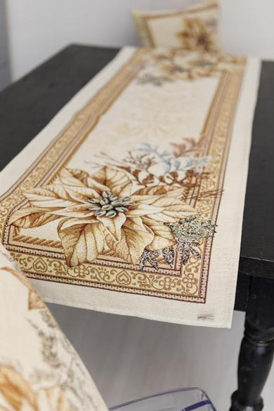 Ранер гобеленовий новорічний Золоте свято ПРОВАНС, 35х100см 036309