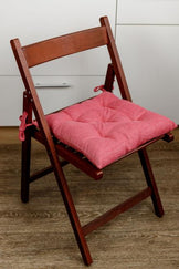 Подушка для стільця CHENILLA рожева ПРОВАНС, 40х40см 034847