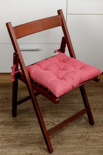 Подушка для стільця CHENILLA рожева ПРОВАНС, 40х40см 034847