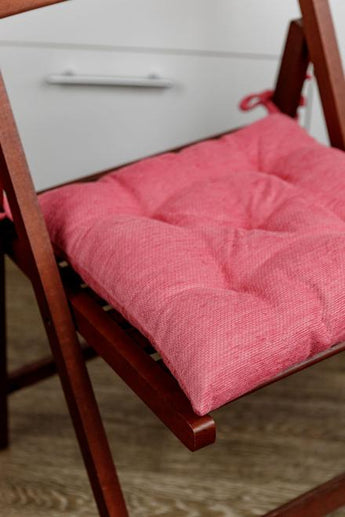 Подушка для стільця CHENILLA рожева ПРОВАНС, 40х40см 034847