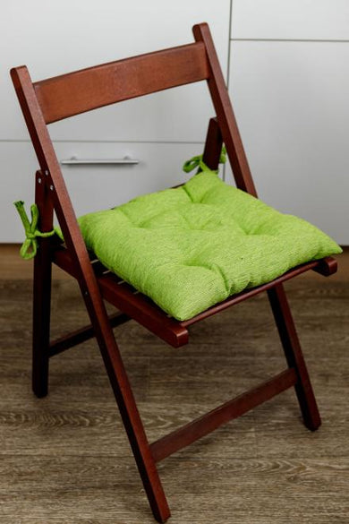 Подушка для стільця CHENILLA салатова ПРОВАНС, 40х40см 034839