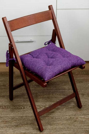 Подушка для стільця CHENILLA фіолетова ПРОВАНС, 40х40см 034845