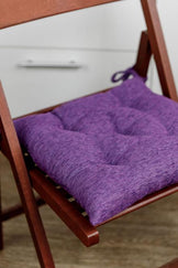 Подушка для стільця CHENILLA фіолетова ПРОВАНС, 40х40см 034845