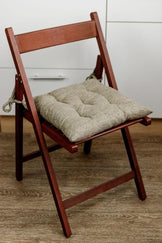 Подушка для стільця CHENILLA сіра ПРОВАНС, 40х40см 034855