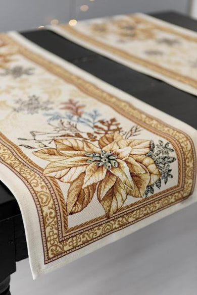 Ранер гобеленовий новорічний Золоте свято ПРОВАНС, 40х140см 036307