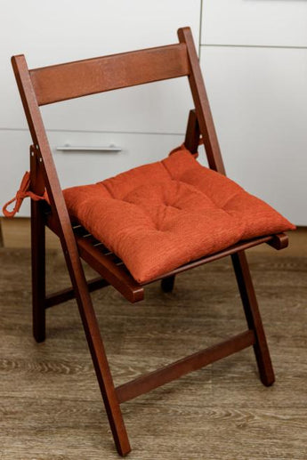 Подушка для стільця CHENILLA помаранчева ПРОВАНС, 40х40см 034841