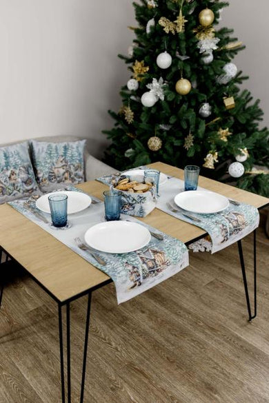 Ранер гобеленовий новорічний Казкові гноми ПРОВАНС, 35х100см 038431