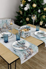 Ранер гобеленовий новорічний Казкові гноми ПРОВАНС, 35х100см 038431