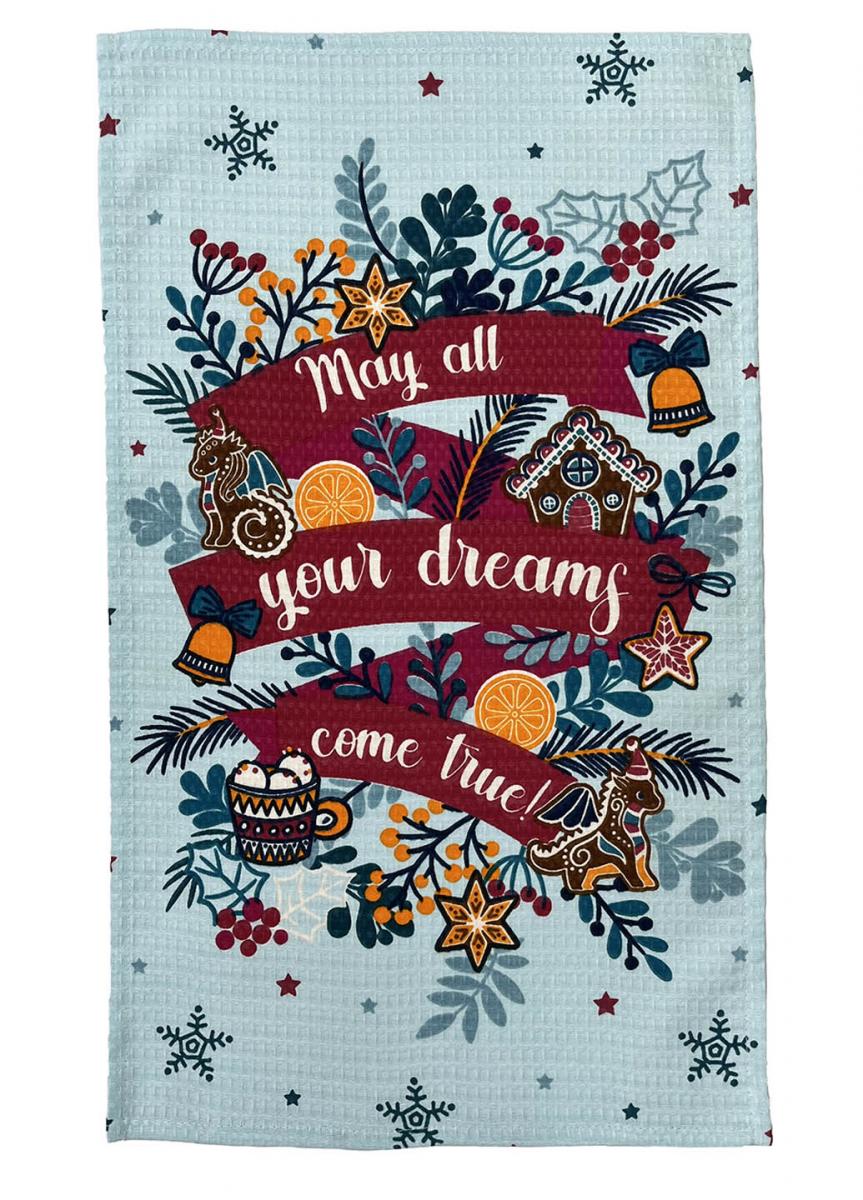 Рушник вафельний Dream Прованс, 33х60 см