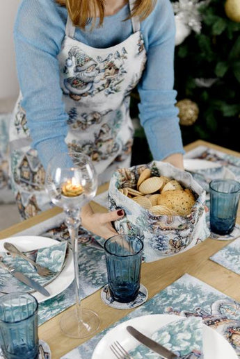 Новорічний гобеленовий фартух Казкові гноми ПРОВАНС, універсальний 038442