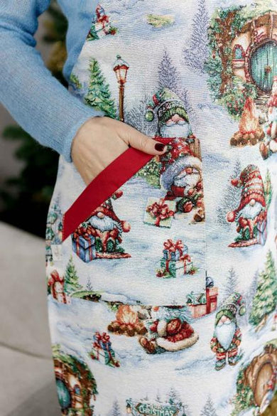 Новорічний гобеленовий фартух Різдвяне багаття ПРОВАНС, універсальний 038406