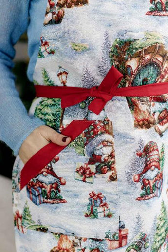 Новорічний гобеленовий фартух Різдвяне багаття ПРОВАНС, універсальний 038406