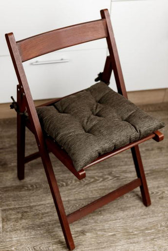 Подушка для стільця CHENILLA коричнева ПРОВАНС, 40х40см 034851