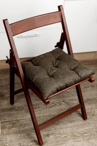 Подушка для стільця CHENILLA коричнева ПРОВАНС, 40х40см 034851