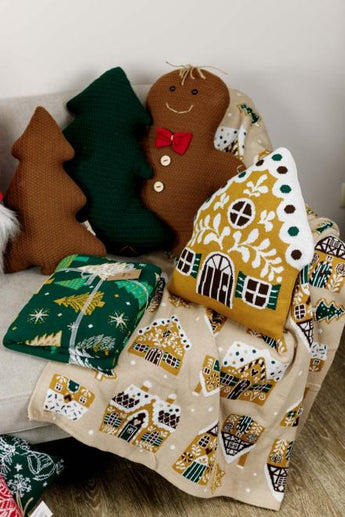 Декоративна подушка Імбирний будиночок ПРОВАНС, 40х35см 038426