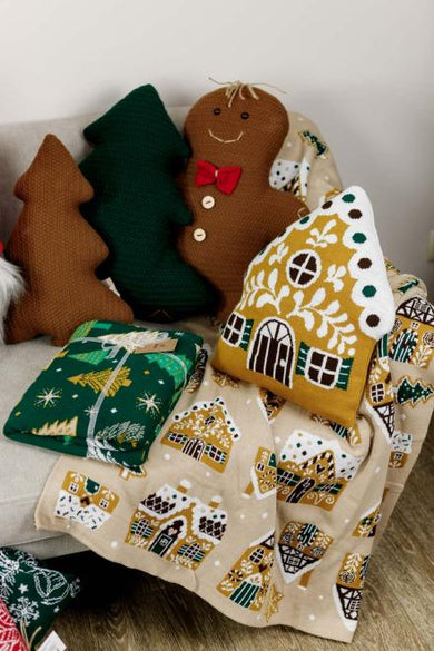 Декоративна подушка Імбирний будиночок ПРОВАНС, 40х35см 038426