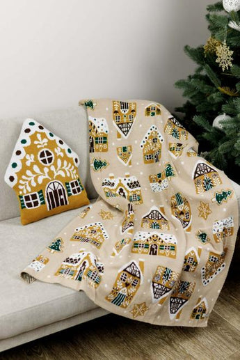 Декоративна подушка Імбирний будиночок ПРОВАНС, 40х35см 038426