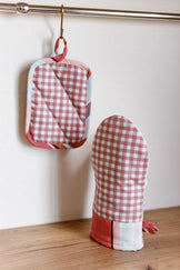 Набір рукавиця та прихватка Коралова клітинка ПРОВАНС, 29х15см 035661