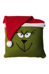 Декоративна в'язана наволочка Зелений Бука ПРОВАНС, 45х45см 042941