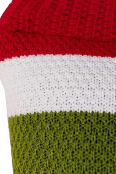 Декоративна в'язана наволочка Зелений Бука ПРОВАНС, 45х45см 042941