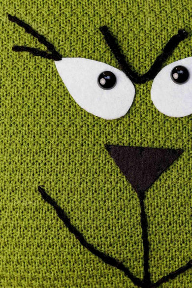 Декоративна в'язана наволочка Зелений Бука ПРОВАНС, 45х45см 042941