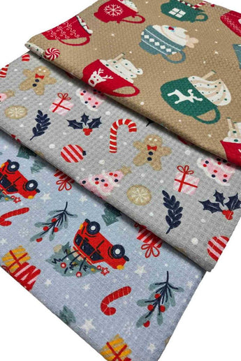 Новорічний вафельний рушник Пряники ПРОВАНС, 45х60 см 043000