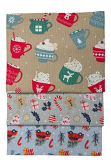 Новорічний вафельний рушник Пряники ПРОВАНС, 45х60 см 043000