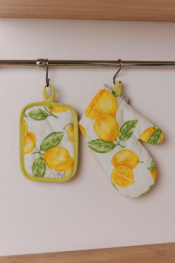 Набір рукавиця та прихватка Лимончики ПРОВАНС, 30х18см 043231