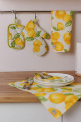 Набір рукавиця та прихватка Лимончики ПРОВАНС, 30х18см 043231