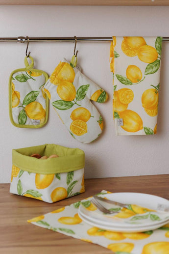 Набір рукавиця та прихватка Лимончики ПРОВАНС, 30х18см 043231