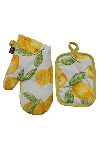 Набір рукавиця та прихватка Лимончики ПРОВАНС, 30х18см 043231