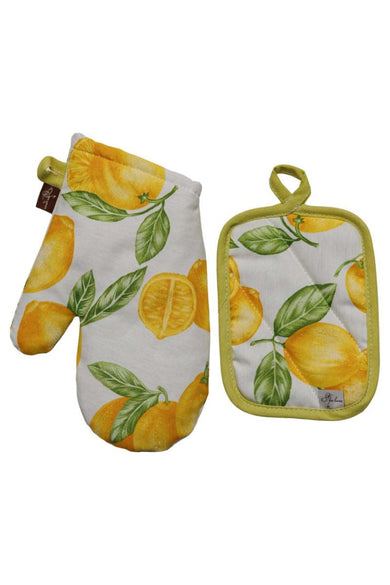Набір рукавиця та прихватка Лимончики ПРОВАНС, 30х18см 043231