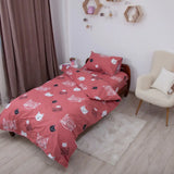 Комплект постільної білизни ТЕП "Soft dreams" Кошенятка (коричневий), 50x70 підлітковий 