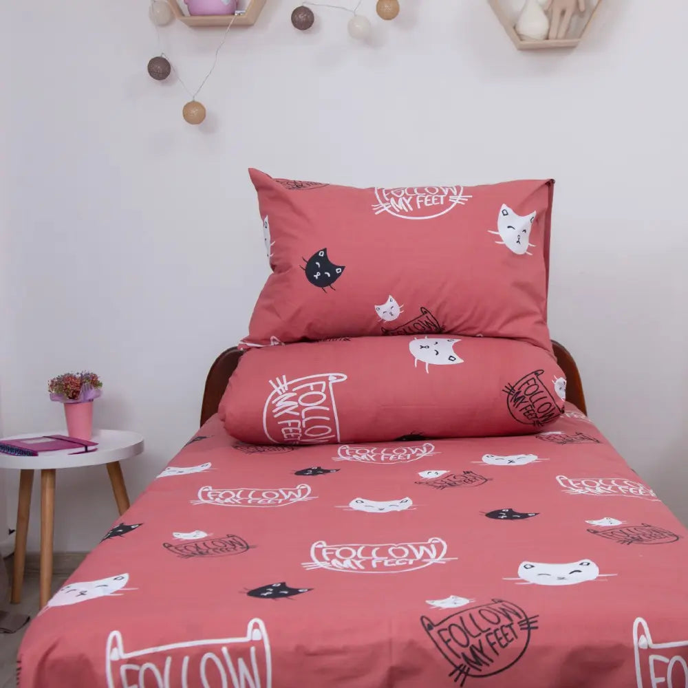 Комплект постільної білизни ТЕП "Soft dreams" Кошенятка (коричневий), 50x70 підлітковий 
